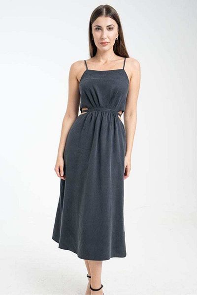 Nichii Backless Midi Dress with Straps