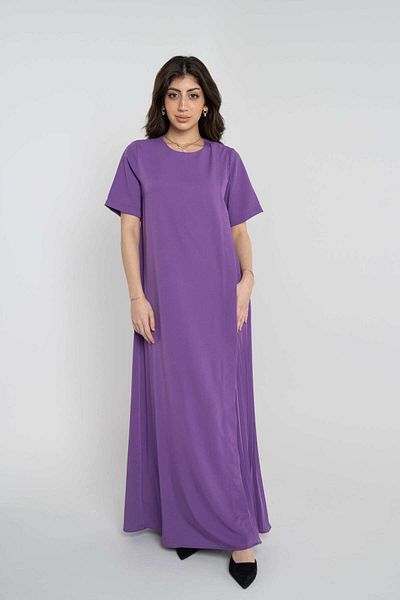 Nichii Women's Long Loose Solid Dress