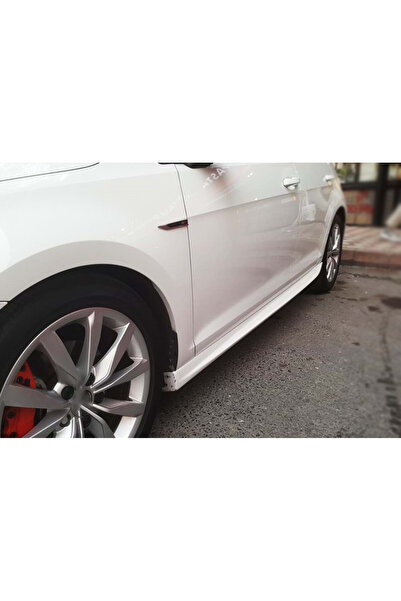 DELUXETUNING Set 2 praguri laterale compatibil cu VW Golf 7 VII 2012-2019 Aer...