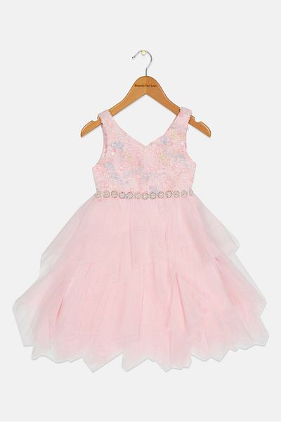American Princess Toddlers Girl Sequin Dress, Pink