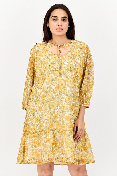 Marissa Olivia Women Floral Print Mini Dress, Multicolor