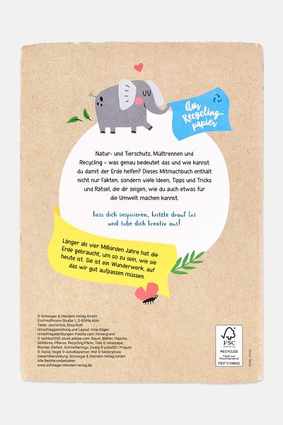 Schwager & Steinlein Verlag If Your Earth Ran Your German Language Activity Book, Beige Combo