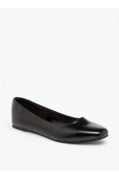 Flora Bella by Shoexpress Flora Bella Textured Slip-On Ballerina Shoes