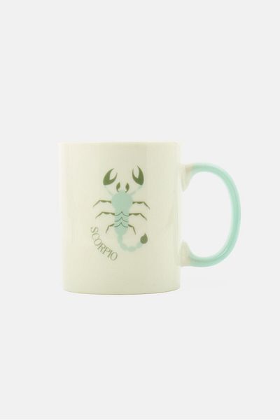 Muy Mucho Scorpio Zodiac Mug 330 ml, White