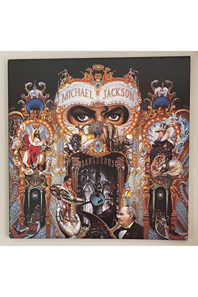 Epic Michael Jackson Dangerous Lp Double Çift Plak (2015 Avrupa Baskı Plak)
