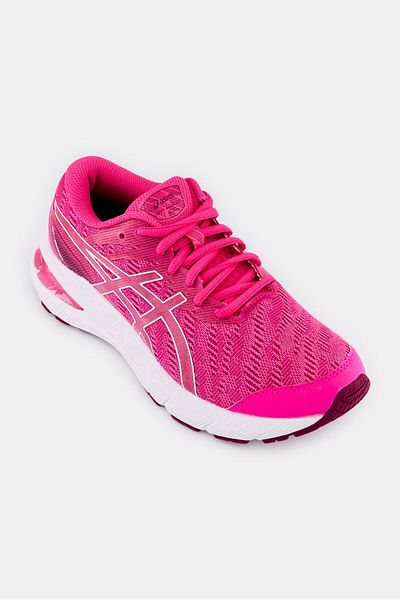 Asics Kids Girl Lace Up Outdoor Shoes, Pink