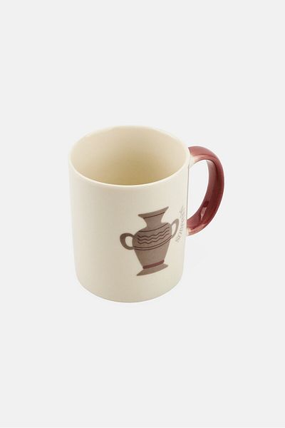 Muy Mucho Ceramic Coffee Mug 330 ml, Cream