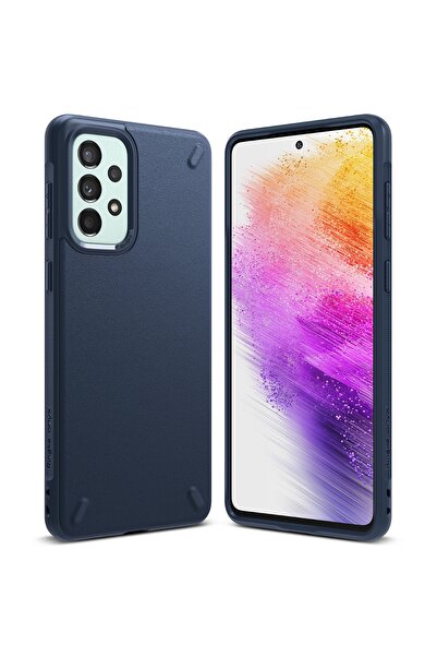 Ringke Carcasă durabilă și flexibilă pentru Galaxy A73 Onyx, albastru marin