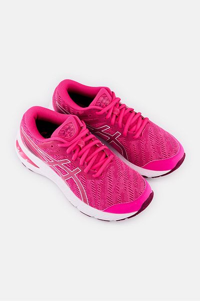 Asics Kids Girl Lace Up Outdoor Shoes, Pink
