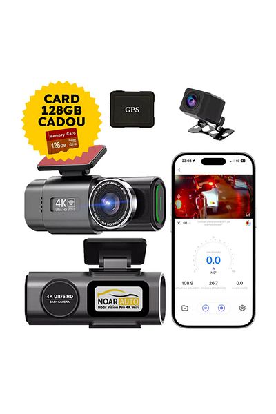 Noar Auto NOAR VISION PRO 4K DASH CAMERA + 128GB CARD GIFT