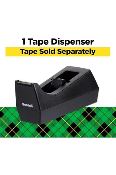 Scotch 70005291441 C-38 Desktop Tape Dispenser - Black