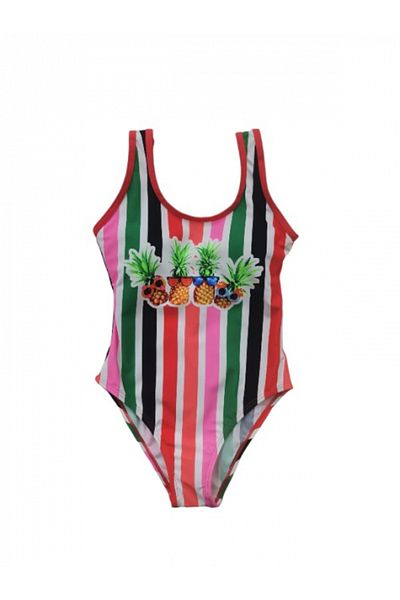 FUBA One-piece swimsuit, orange