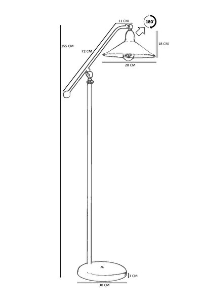 Lumexx MOKA SARI LAMBADER METAL BAŞLIKLI