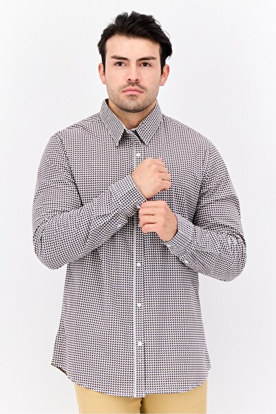 Paper Denim & Cloth Men Regular Fit All Over Printed Long Sleeve Casual Shirt...