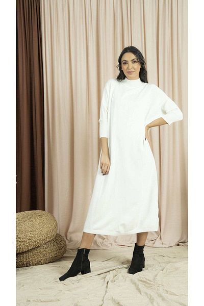 Nichii Women's Long Midi Knit Winter Dress