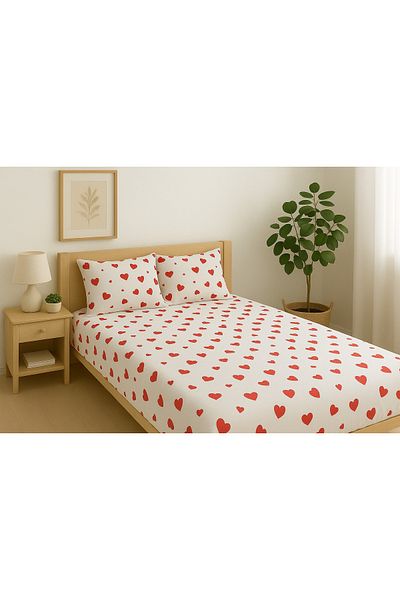MİRSE Fitted Sheet Set 160*200 Double Daily
