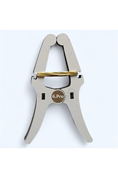 6. Pro Mandal El Tipi Ahşap Hobi Amaçlı İşkence Kıskaç Klips 8cm
