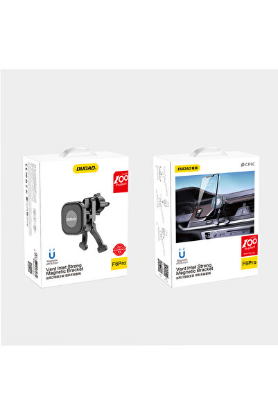 DUDAO Suport auto magnetic F6Pro pentru orificiul de ventilație, negru