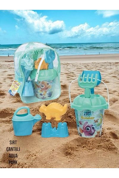 SAZE Aqua Backpack Beach Set Large Size Toy Bucket Set