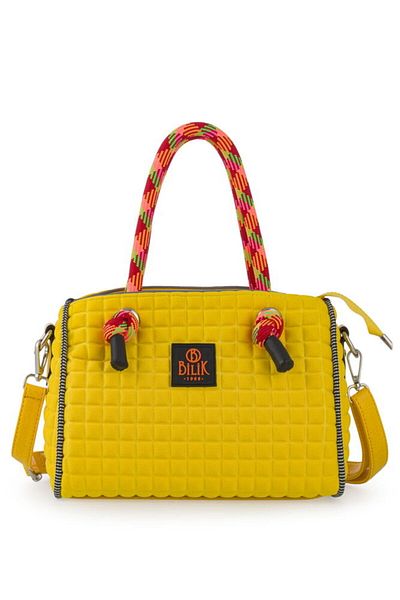 Bilik Deri Scuba Mustard Women's Handbag Speedy-M