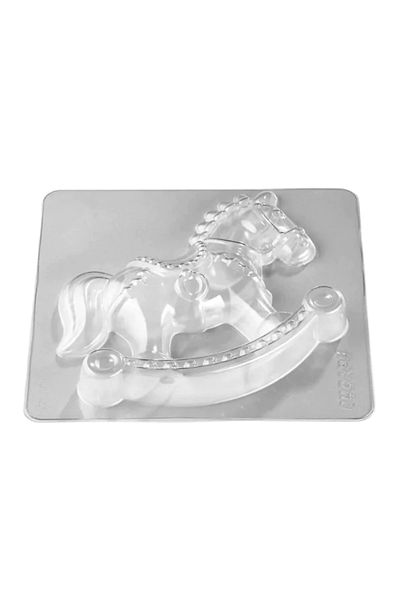 Pavoni Set of 2 Rocking Horse chocolate molds, 175×55×155mm