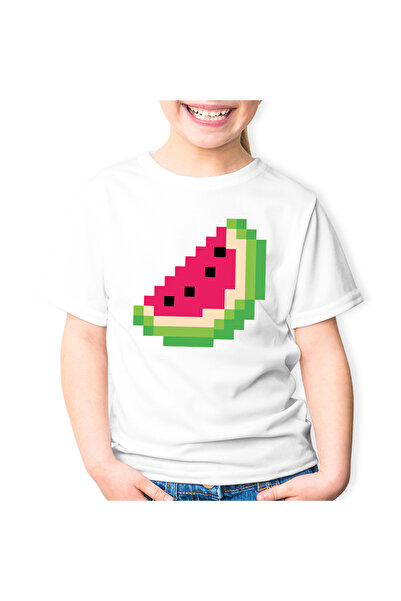 OEM Tricou copii Minecrat Pepene Verde