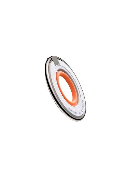 Joyroom Magnetyczny uchwyt na telefon MagSafe ring na palec pomarańczowy