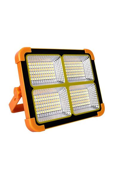 BGRJ Automotive Work lamp 4 lighting modes, solar panel or USB charging, 100W, indoor and outdoor