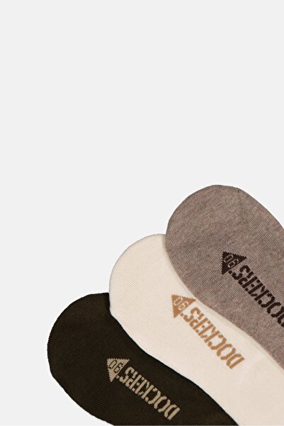 Dockers Men 8 Pairs Brand Logo Silicone Heel Grip Socks, Multicolor