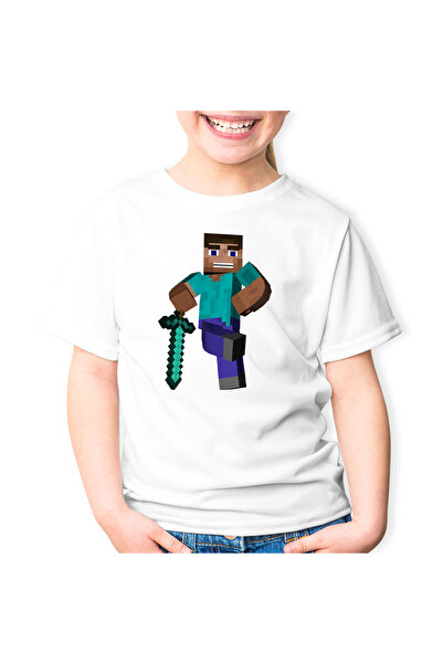 OEM Tricou copii Steve Warrior Minecraft