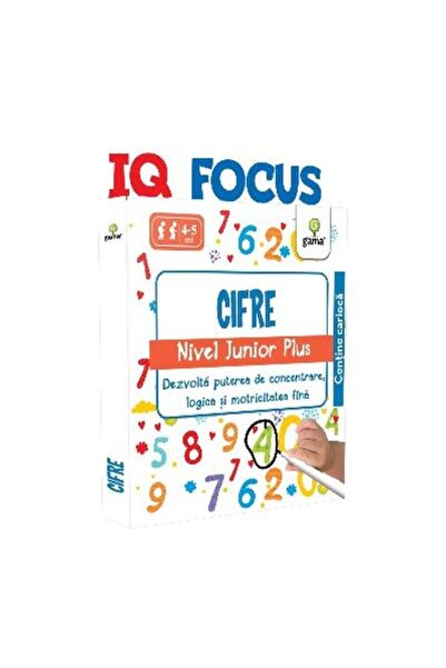 Editura Gama Cifre. Nivel Junior Plus 4-5 ani
