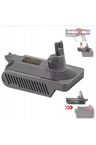 Rosfix Adapter / Konwerter akumulatora Milwaukee 18V do Dyson V10
