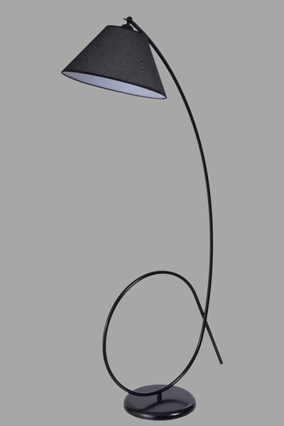 Lumexx KAYA SİYAH LAMBADER PRAMİT HASIR SİYAH ABAJURLU