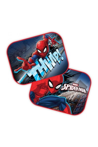 AMIO Set parasolare auto laterale 44X35CM, Spider Man