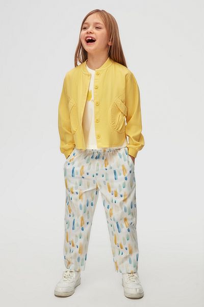 nk kids NK KIDS 38560 ЖЪЛТО КАНАРСКО ЯКЕ ЗА МОМИЧЕ