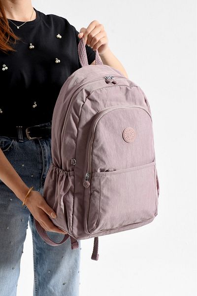 Çanta Sepetim Waterproof Imported Crinkle Fabric School Business and Travel Backpack with Laptop Compartment