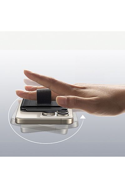Ugreen Portofel magnetic MagSafe cu suport și inel de deget - Negru