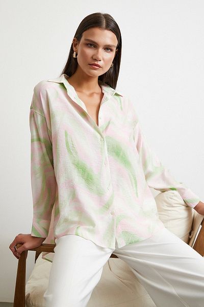 Never more Sea Breeze Shirt Pink