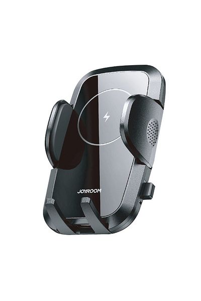 Joyroom Suport telefon auto pentru grilă, încărcător Qi, 15W, negru