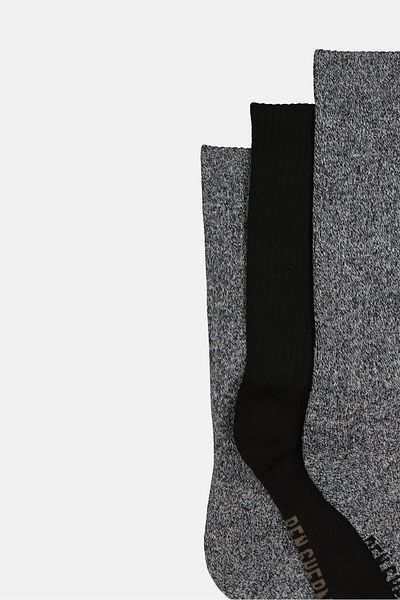 Ben Sherman Men 6 Pairs Brand Logo Crew Cut Socks, Multicolor