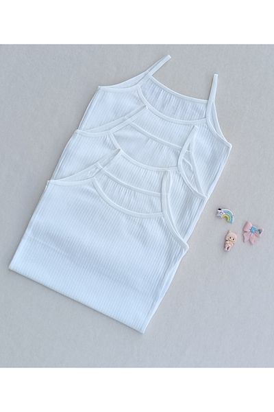 siyalife 3-Piece Ribbed Flexible Fabric Children's Singlet