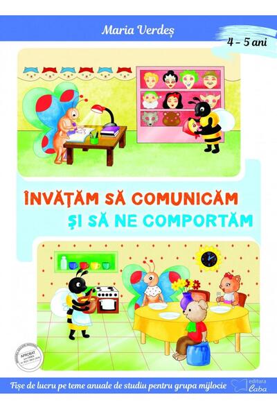 Editura Caba Invatam sa comunicam si sa ne comportam 4-5 ani, M
