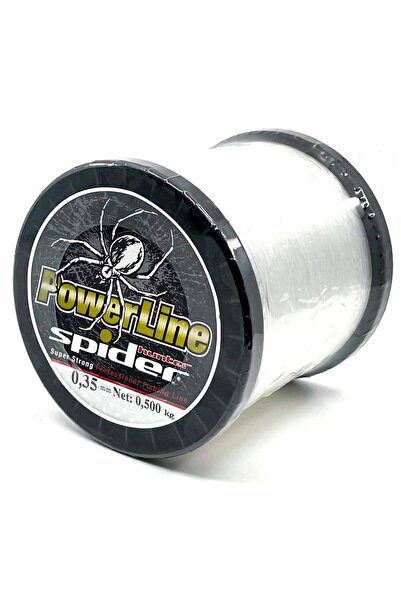 POWERLINE خيط صيد سبايدر كي جي بوبين الأبيض - خط طاقة 0.15 ملم