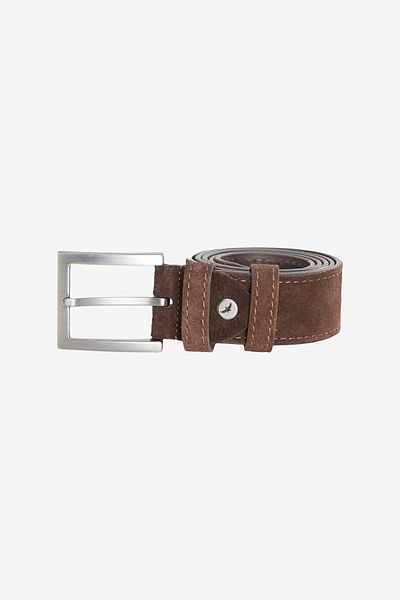 ALTINYILDIZ CLASSICS Ανδρική ζώνη casual με σχέδιο καφέ 100% δερμάτινο