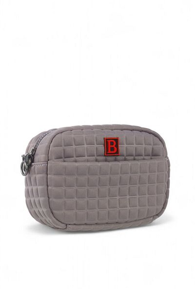 Bilik Deri Scuba Gray Women's Crossbody Bag Ball