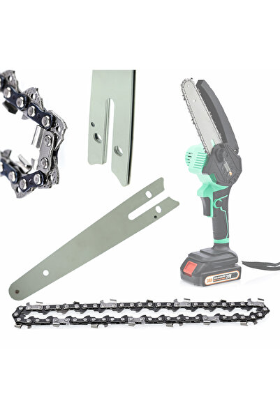 Rosfix Bară de ghidare de 12" pentru ferăstrău electric + 2x lanț de 12" pent...