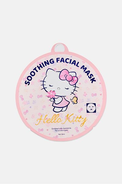 Mad beauty Hello Kitty Soothing Enriched With Chamomile Facial Mask, 24ml