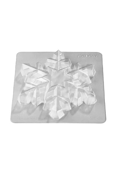 Pavoni 3d Snowflake Chocolate Mold Set, Fiocco Di Neve, 160×180×45mm