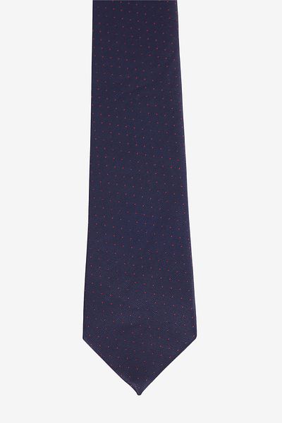 ALTINYILDIZ CLASSICS Men's Navy Blue-Red Patterned Tie