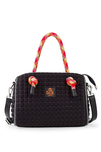 Bilik Deri Scuba Black Women's Handbag Speedy-M